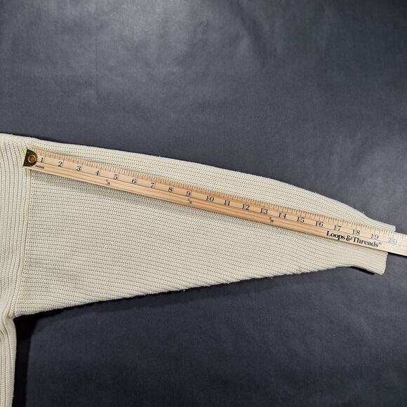 Vintage Highgate Ltd Women's Small Cardigan Sweater White Knit Long Sleeve - Picture 11 of 14